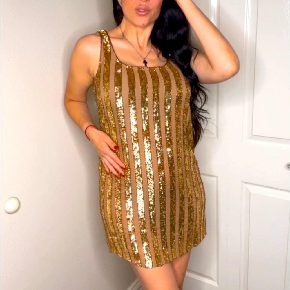 Haute Hippie Sequin Dress